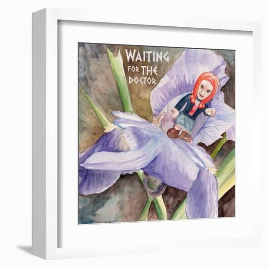 Waiting for the Doctor 2-Jennifer Redstreake Geary-Framed Art Print