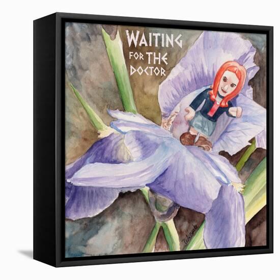 Waiting for the Doctor 2-Jennifer Redstreake Geary-Framed Stretched Canvas