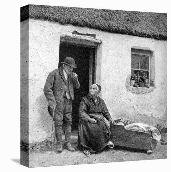 Waiting for the Doctor in Remote Galway, Ireland, 1922-AW Cutler-Stretched Canvas