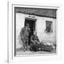 Waiting for the Doctor in Remote Galway, Ireland, 1922-AW Cutler-Framed Giclee Print