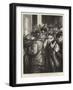 Waiting for the Doors to Open, the Crowd Outside the Salon at Monte Carlo-Charles Paul Renouard-Framed Giclee Print