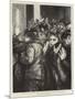 Waiting for the Doors to Open, the Crowd Outside the Salon at Monte Carlo-Charles Paul Renouard-Mounted Giclee Print