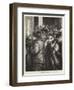 Waiting for the Doors to Open, the Crowd Outside the Salon at Monte Carlo-Charles Paul Renouard-Framed Giclee Print