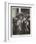 Waiting for the Doors to Open, the Crowd Outside the Salon at Monte Carlo-Charles Paul Renouard-Framed Giclee Print