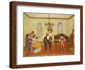 Waiting for the Entrance-Pedro Figari-Framed Giclee Print