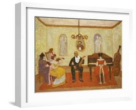 Waiting for the Entrance-Pedro Figari-Framed Giclee Print