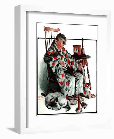 "Waiting for the New Year,"January 3, 1925-William Meade Prince-Framed Giclee Print