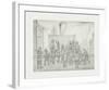 Waiting For The Newspapers, 1930-Laurence Stephen Lowry-Framed Premium Giclee Print