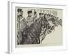 Waiting for the Order to Charge-Charles Paul Renouard-Framed Giclee Print