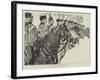 Waiting for the Order to Charge-Charles Paul Renouard-Framed Giclee Print