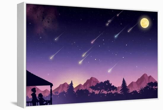 Waiting for the Perseids - Jack & Jill-Richard Hoit-Framed Stretched Canvas