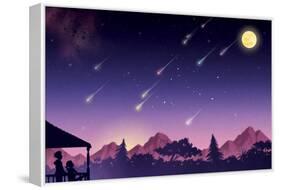 Waiting for the Perseids - Jack & Jill-Richard Hoit-Framed Stretched Canvas