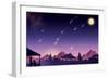 Waiting for the Perseids - Jack & Jill-Richard Hoit-Framed Premium Giclee Print