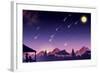 Waiting for the Perseids - Jack & Jill-Richard Hoit-Framed Giclee Print