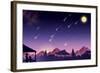 Waiting for the Perseids - Jack & Jill-Richard Hoit-Framed Giclee Print