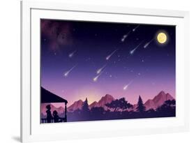 Waiting for the Perseids - Jack & Jill-Richard Hoit-Framed Giclee Print