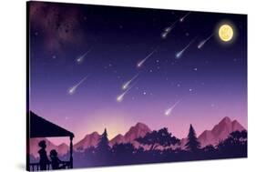 Waiting for the Perseids - Jack & Jill-Richard Hoit-Stretched Canvas