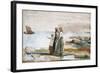 Waiting for the Return of the Fishing Fleets, 1881-Winslow Homer-Framed Giclee Print