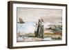 Waiting for the Return of the Fishing Fleets, 1881-Winslow Homer-Framed Giclee Print