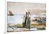 Waiting for the Return of the Fishing Fleets, 1881-Winslow Homer-Framed Giclee Print