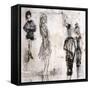 Waiting for the Runway-Jodi Maas-Framed Stretched Canvas