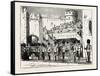 Waiting for the Shah at the Tower, London, UK, 1873-null-Framed Stretched Canvas