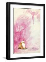 Waiting for the Stalagmite-George Adamson-Framed Giclee Print