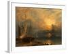 Waiting for the Tide, Sunset, 1866-Henry Dawson-Framed Giclee Print