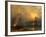 Waiting for the Tide, Sunset, 1866-Henry Dawson-Framed Giclee Print