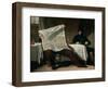 Waiting For the Times, 1831-Benjamin Robert Haydon-Framed Giclee Print