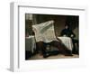 Waiting For the Times, 1831-Benjamin Robert Haydon-Framed Giclee Print