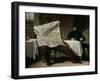 Waiting For the Times, 1831-Benjamin Robert Haydon-Framed Giclee Print