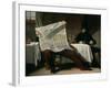 Waiting For the Times, 1831-Benjamin Robert Haydon-Framed Giclee Print