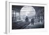 Waiting for the Train, 2008-Kevin Parrish-Framed Giclee Print