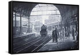 Waiting for the Train, 2008-Kevin Parrish-Framed Stretched Canvas