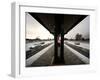 Waiting for the Train-Kevin Lange-Framed Photographic Print