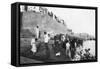 Waiting for the Troop Barges to Arrive, Tigris River, Baghdad, Iraq, 1917-1919-null-Framed Stretched Canvas