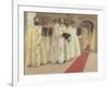 Waiting for the Tzar, 1901-Andrei Petrovich Ryabushkin-Framed Premium Giclee Print