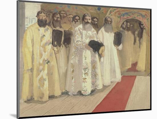 Waiting for the Tzar, 1901-Andrei Petrovich Ryabushkin-Mounted Giclee Print