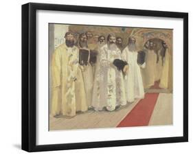 Waiting for the Tzar, 1901-Andrei Petrovich Ryabushkin-Framed Giclee Print