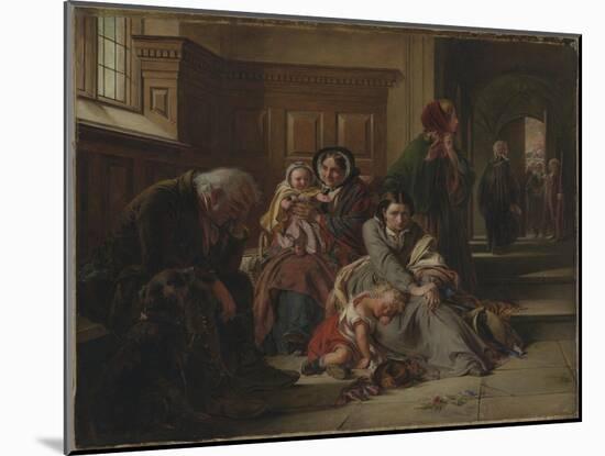 Waiting for the Verdict, 1859-Abraham Solomon-Mounted Giclee Print