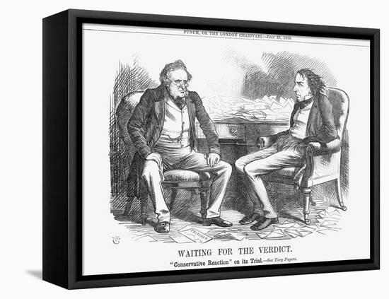 Waiting for the Verdict, 1865-John Tenniel-Framed Stretched Canvas