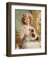 Waiting for the Vet-Emile Vernon-Framed Giclee Print