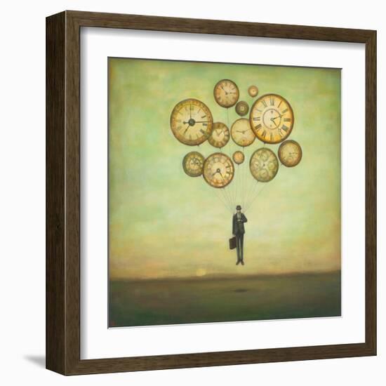 Waiting for Time to Fly-Duy Huynh-Framed Art Print