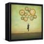 Waiting for Time to Fly-Duy Huynh-Framed Stretched Canvas