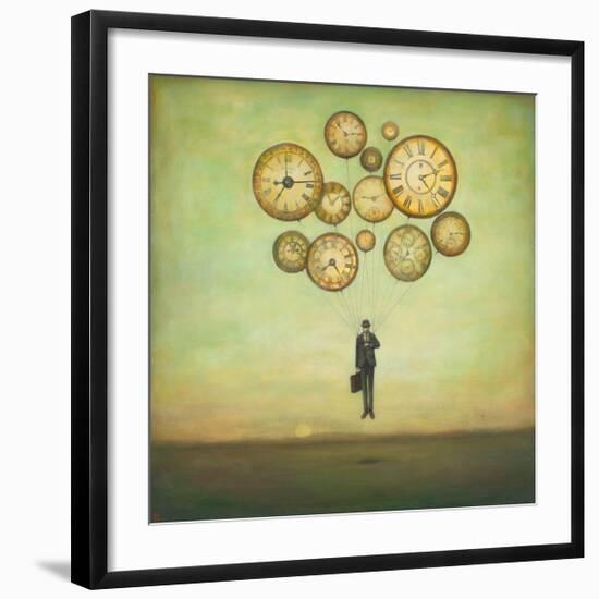 Waiting for Time to Fly-Duy Huynh-Framed Art Print