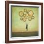 Waiting for Time to Fly-Duy Huynh-Framed Art Print