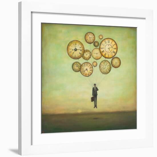 Waiting for Time to Fly-Duy Huynh-Framed Art Print