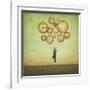 Waiting for Time to Fly-Duy Huynh-Framed Art Print
