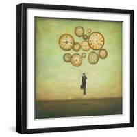 Waiting for Time to Fly-Duy Huynh-Framed Art Print